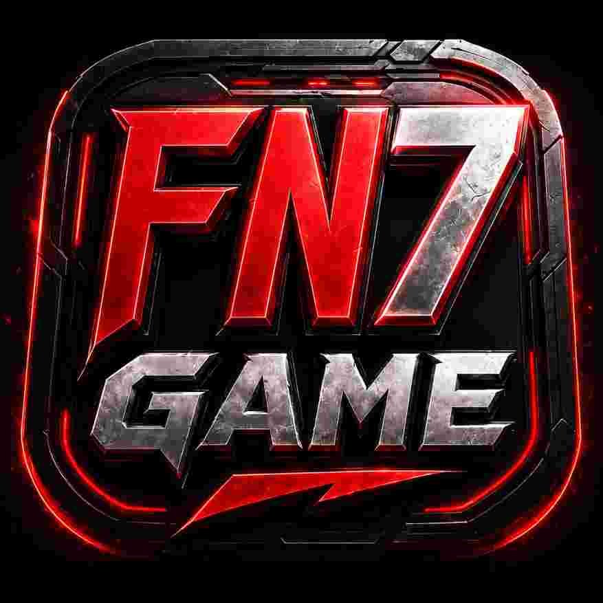 FN7 App download interface with mobile gaming dashboard and secure login screen