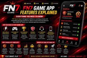 FN7 Game App features and mobile gaming interface